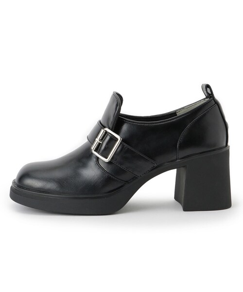 ESPERANZA（エスペランサ）の「スクエアトゥベルトアンクルローファー（パンプス・レディース・ブラック/ブラウン系・S/M/L/LL）」の12枚目の写真