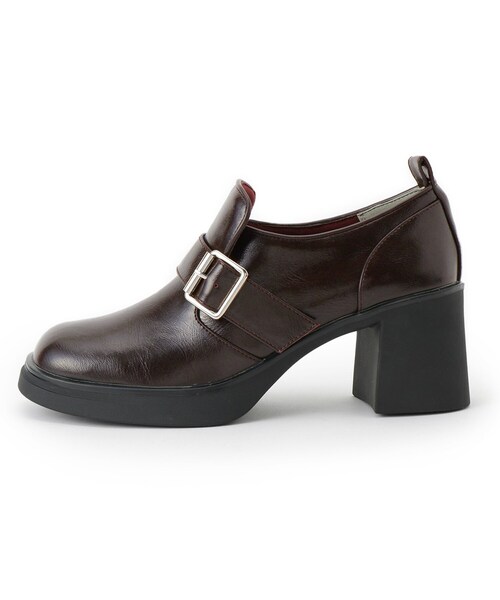 ESPERANZA（エスペランサ）の「スクエアトゥベルトアンクルローファー（パンプス・レディース・ブラック/ブラウン系・S/M/L/LL）」の13枚目の写真