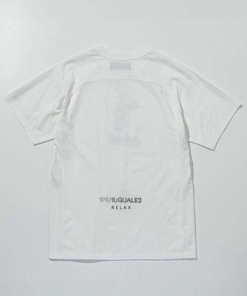 1PIU1UGUALE3  RELAX （ウノピゥウノウグァーレトレ リラックス）の「1PIU1UGUALE3 RELAX(ウノピゥウノウグァーレトレ リラックス)【ミッキーマウス】グラデーションラインストーン半袖Tシャツ（Tシャツ/カットソー・メンズ・ホワイト/ブラック・S/M/L/XL/XXL）」の16枚目の写真