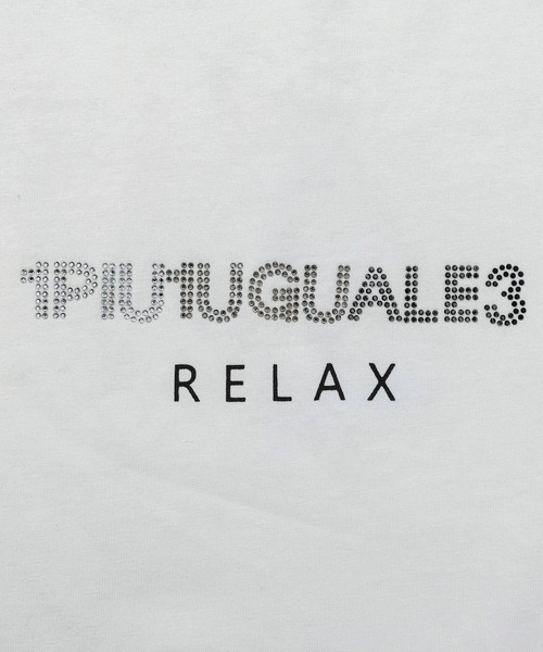 1PIU1UGUALE3  RELAX （ウノピゥウノウグァーレトレ リラックス）の「1PIU1UGUALE3 RELAX(ウノピゥウノウグァーレトレ リラックス)【ミッキーマウス】グラデーションラインストーン半袖Tシャツ（Tシャツ/カットソー・メンズ・ホワイト/ブラック・S/M/L/XL/XXL）」の20枚目の写真