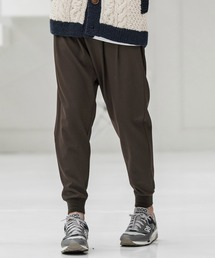 mp13861-Brushed Lining Slacks Fabric Jogger Pants ジョガーパンツ