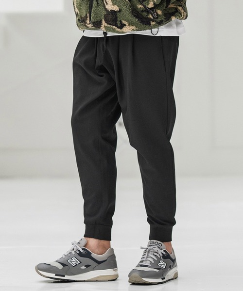 CAMBIO(カンビオ)の「mp13861-Brushed Lining Slacks Fabric Jogger Pants ジョガーパンツ(その他パンツ・メンズ・チャコールグレー/ブラック/ベージュ/ブラウン・S/M/L)」の6枚目の写真