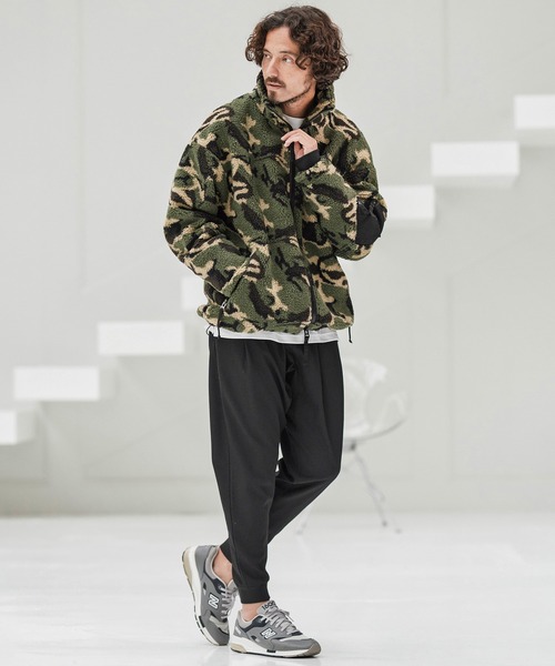 CAMBIO(カンビオ)の「mp13861-Brushed Lining Slacks Fabric Jogger Pants ジョガーパンツ(その他パンツ・メンズ・チャコールグレー/ブラック/ベージュ/ブラウン・S/M/L)」の8枚目の写真