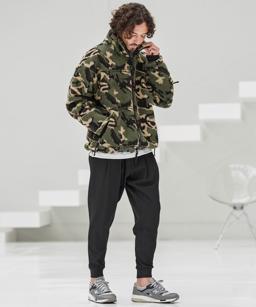 CAMBIO(カンビオ)の「mp13861-Brushed Lining Slacks Fabric Jogger Pants ジョガーパンツ(その他パンツ・メンズ・チャコールグレー/ブラック/ベージュ/ブラウン・S/M/L)」の9枚目の写真