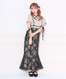 セール】スクエアネックマーメイドワンピース【ZOZOTOWN限定アイテム
