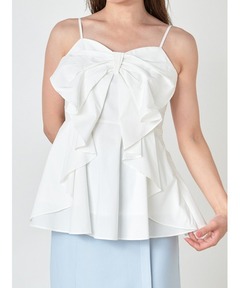 Lily Shawl Peplum Top（Tシャツ/カットソー）｜Her lip to