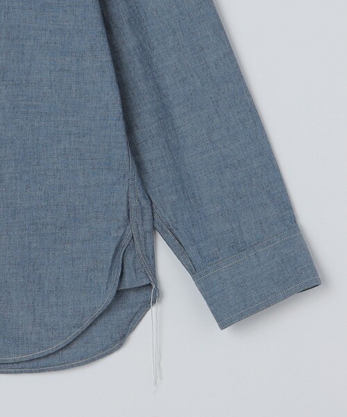 SHIPS(シップス)の「SHIPS: AUTHENTIC シャンブレー ワークシャツ(シャツ/ブラウス・メンズ・ライトブルー/ダークグレー・SMALL/MEDIUM/LARGE/X-LARGE)」の19枚目の写真