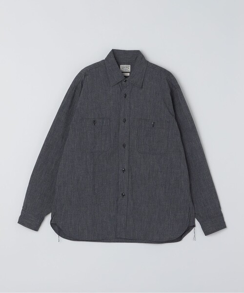 SHIPS(シップス)の「SHIPS: AUTHENTIC シャンブレー ワークシャツ(シャツ/ブラウス・メンズ・ライトブルー/ダークグレー・SMALL/MEDIUM/LARGE/X-LARGE)」の21枚目の写真