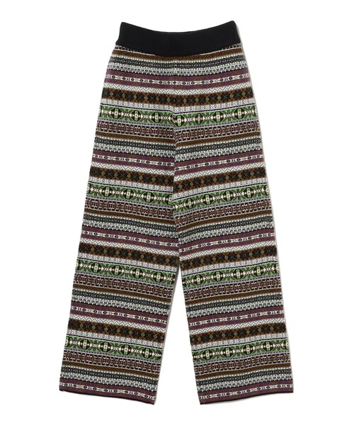 INSCRIRE / フェアアイル ニットパンツ（その他パンツ）｜INSCRIRE