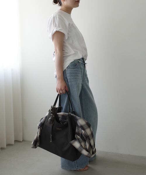 SLOBE IENA(スローブイエナ)の「ANTONELLO MASI/アントネッロマージ SLOBE別注 レザートートバッグ(トートバッグ・レディース・ブラック/ブラウン・FREE)」の5枚目の写真