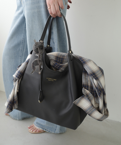 ANTONELLO MASI/アントネッロマージ SLOBE別注 レザートートバッグ