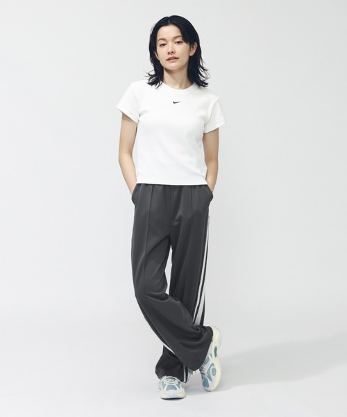 NIKE（ナイキ）の「ナイキ  NSW リブ タイツ S/S  NIKE（Tシャツ/カットソー・レディース・オフホワイト/ホワイト/ブラウン/ブラック・M/L/S/XL）」の19枚目の写真
