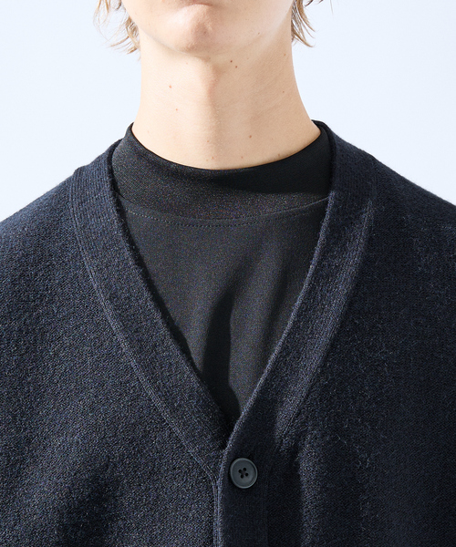 AH ABAHOUSE（エーエイチアバハウス）の「【AH ABAHOUSE】ハンドステッチ カーディガン（カーディガン/ボレロ・メンズ・グレイッシュブルー/ブラック/グレイッシュベージュ/ホワイト・46/48）」の9枚目の写真