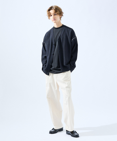 AH ABAHOUSE（エーエイチアバハウス）の「【AH ABAHOUSE】ハンドステッチ カーディガン（カーディガン/ボレロ・メンズ・グレイッシュブルー/ブラック/グレイッシュベージュ/ホワイト・46/48）」の20枚目の写真