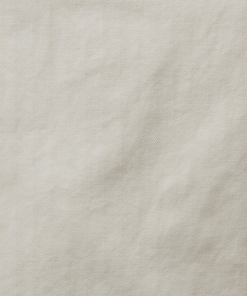 Adoon plain（アドーンプレーン）の「TUCK HERRINGBONE WIDE PANTS / タックヘリンボーンワイドパンツ（スラックス・メンズ・アイボリー/ブラック/チャコールグレー・SMALL/LARGE/MEDIUM）」の21枚目の写真