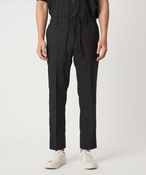 green label relaxing（グリーンレーベルリラクシング）の「TWタンブラー スタンダード NP イージーパンツ -ウォッシャブル・ストレッチ-（スラックス・メンズ・ブラック/ダークグリーン・M/S/XL/L）」の11枚目の写真