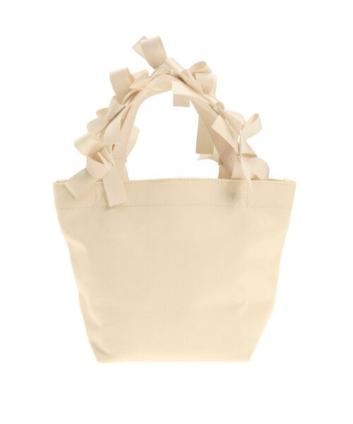 merry jenny（メリージェニー）の「マロンクリームribbonハンドルミニトート（ハンドバッグ・レディース・ピンク/アイボリー・FREE）」の8枚目の写真