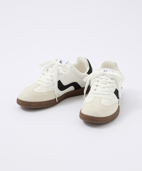 U.S. POLO ASSN.（ユーエスポロアッスン）の「U.S. POLO ASSN. /ユーエスポロアッスン 別注 ワンポイントロゴ レースアップ ローカットスニーカー（スニーカー・レディース・ホワイト/ブラック・27cm/26.5cm/26cm/25cm/24cm/23.5cm）」の8枚目の写真