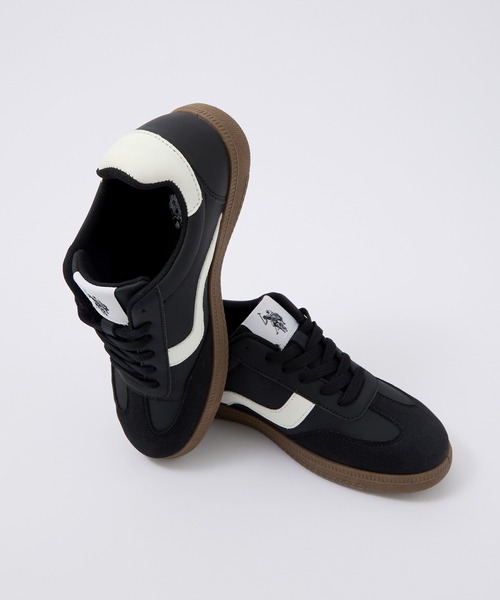 U.S. POLO ASSN.（ユーエスポロアッスン）の「U.S. POLO ASSN. /ユーエスポロアッスン 別注 ワンポイントロゴ レースアップ ローカットスニーカー（スニーカー・レディース・ホワイト/ブラック・27cm/26.5cm/26cm/25cm/24cm/23.5cm）」の10枚目の写真