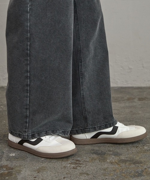 U.S. POLO ASSN.（ユーエスポロアッスン）の「U.S. POLO ASSN. /ユーエスポロアッスン 別注 ワンポイントロゴ レースアップ ローカットスニーカー（スニーカー・レディース・ホワイト/ブラック・27cm/26.5cm/26cm/25cm/24cm/23.5cm）」の22枚目の写真