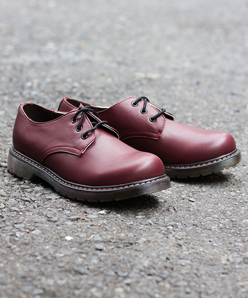 LOVEHUNTER(ラブハンター)の「クリアソール、3ホールオックスフォードシューズ(ドレスシューズ)」|ワイン