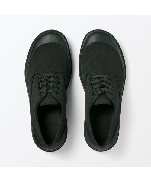 無印良品(ムジルシリョウヒン)の「婦人 柔らかい中敷を使用した 撥水タンクソールシューズ(スニーカー・レディース・カーキ系/ブラック・XS/S/M)」の3枚目の写真