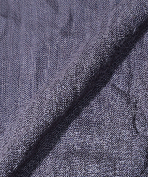 JOURNAL STANDARD J.S HOMESTEAD（ジャーナルスタンダードホームステッド）の「J.S.Homestead / バリアス クロス ジップ シャツ（シャツ/ブラウス・メンズ・ブラック/アイボリー・MEDIUM/LARGE）」の14枚目の写真