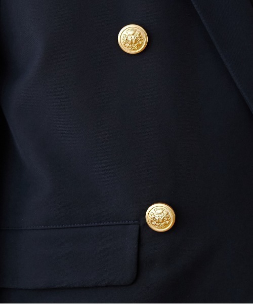 アルページュストーリーオリジナル　ダブルボタンテーラードジャケット紺　M 新品 アルページュストーリーオリジナル ダブルボタンテーラード