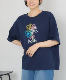花刺繍BIGTEE