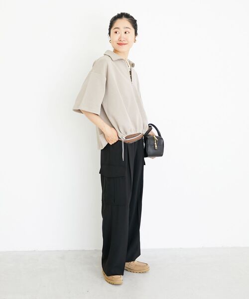 le.coeur blanc(ルクールブラン)の「センタープレスカーゴパンツ(その他パンツ・レディース・カーキブラウン/ブラック・36/38)」の20枚目の写真