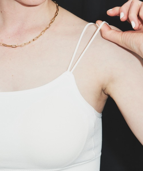 ダブルストラップカップ付きインナー（キャミソール）｜un/neu