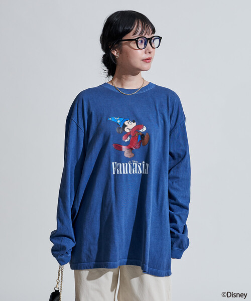 SAINT Mxxxxxx Disneyミッキーマウス ファンタジア 長袖 M SAINT Mxxxxxx Disneyミッキーマウス ファンタジア 長袖 M SAINT