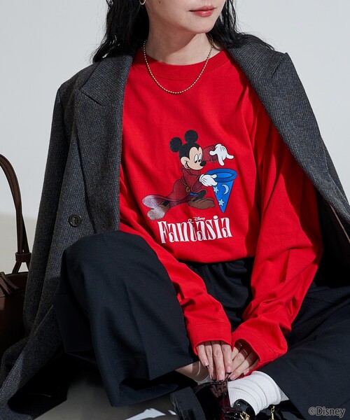 1*0様 スペシャル 90s ディズニー ファンタジア Tシャツ ロンT　ミッキ 90's DISNEY FANTASIA T-SHIRT | LIGHT CAVE