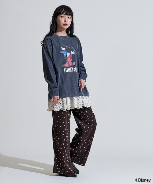 セール】【DISNEY FANTASIA】 ビッグ フロント プリントロンT/ミッキー