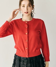 新品☆未着用/ローズティアラ　ブラウス赤　46size　トップス大きめぽっちゃり Rose Tiara｜ローズティアラ（レディース）のトップス（レッド