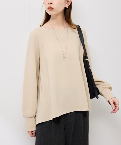 セール】エアリーカットジョーゼットトップス（Tシャツ/カットソー