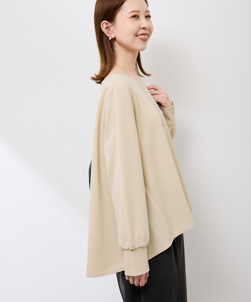 セール】エアリーカットジョーゼットトップス（Tシャツ/カットソー