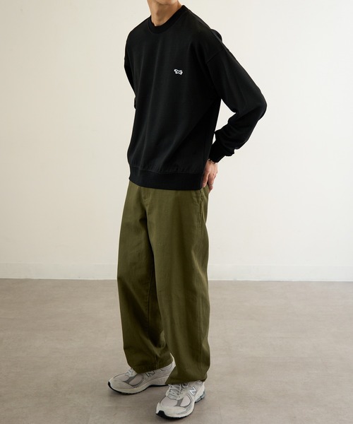 PENNEYS(ぺニーズ)の「何色あってもいい!ペアルックおそろコーデにも!冬に使える万能スウェット【Penneys THE FOX】FOX COLLECTION 別注kitsuneキツネワッペン刺繍スウェットトレーナー プルオーバースウェット(スウェット・レディース・ベージュ/ダークグレー/ネイビー/ブラック/グレイッシュベージュ/ワイン/グレー/オフホワイト・S/M/L/XL)」の21枚目の写真