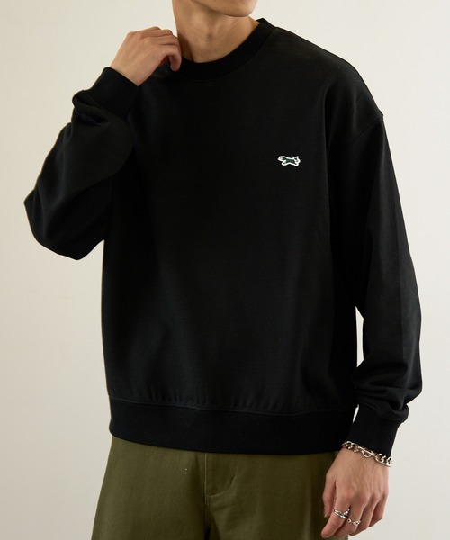 PENNEYS(ぺニーズ)の「何色あってもいい!ペアルックおそろコーデにも!冬に使える万能スウェット【Penneys THE FOX】FOX COLLECTION 別注kitsuneキツネワッペン刺繍スウェットトレーナー プルオーバースウェット(スウェット・レディース・ベージュ/ダークグレー/ネイビー/ブラック/グレイッシュベージュ/ワイン/グレー/オフホワイト・S/M/L/XL)」の18枚目の写真