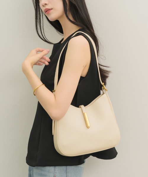 NEUNA(ヌナ)の「【大人気bagからminiサイズが登場!】miniラウンドトートバッグ(ショルダーバッグ・レディース・アイボリー/ブラック・FREE)」の15枚目の写真