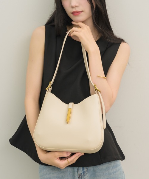 NEUNA(ヌナ)の「【大人気bagからminiサイズが登場!】miniラウンドトートバッグ(ショルダーバッグ・レディース・アイボリー/ブラック・FREE)」の19枚目の写真