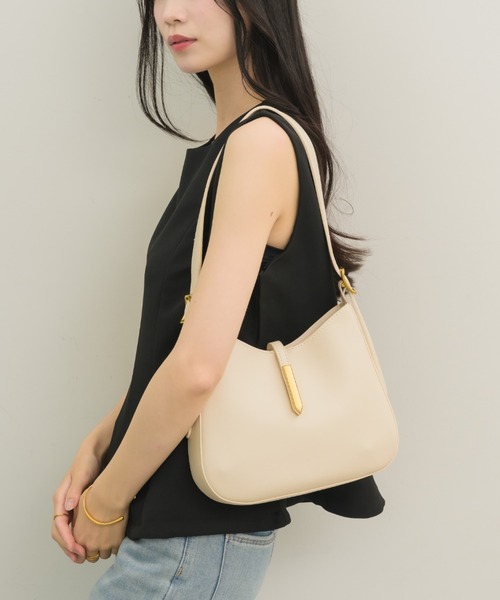 NEUNA(ヌナ)の「【大人気bagからminiサイズが登場!】miniラウンドトートバッグ(ショルダーバッグ・レディース・アイボリー/ブラック・FREE)」の14枚目の写真