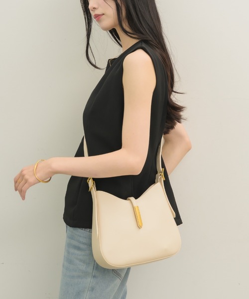 NEUNA(ヌナ)の「【大人気bagからminiサイズが登場!】miniラウンドトートバッグ(ショルダーバッグ・レディース・アイボリー/ブラック・FREE)」の18枚目の写真