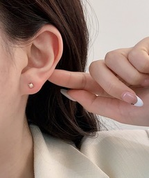YU-KA:パールスタッドピアス Pearl stud pierce