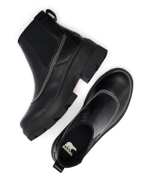SOREL サイドゴア 防水加工 チェルシー ウェッジソール 本革 黒 24cm 楽天市場】SOREL BREX BOOT CHELSEA WP BLACK/BLACK NL4302-010 ソレル