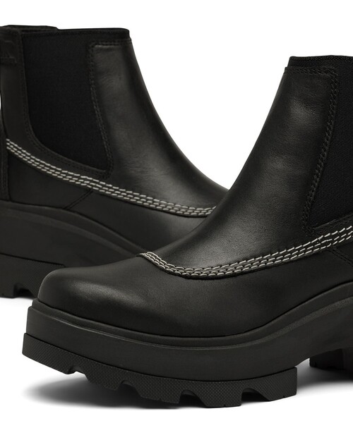 防滑 防水 厚底 SOREL／レディース ジョアンフォーワード チェルシー