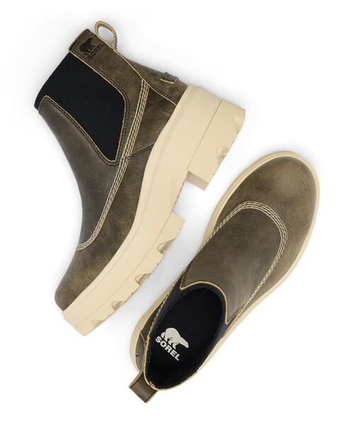 防滑 防水 厚底 SOREL／レディース ジョアンフォーワード チェルシー