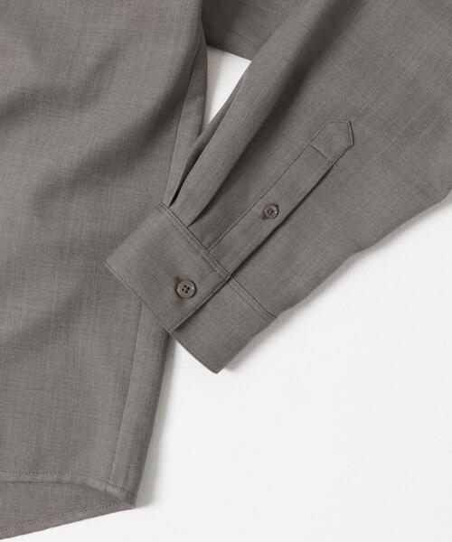 SENSE OF PLACE by URBAN RESEARCH（センスオブプレイスバイアーバンリサーチ）の「レギュラーカラーネクタイシャツ（シャツ/ブラウス・メンズ・グレー/ブルー/ブラウン系その他・MEDIUM/LARGE）」の9枚目の写真