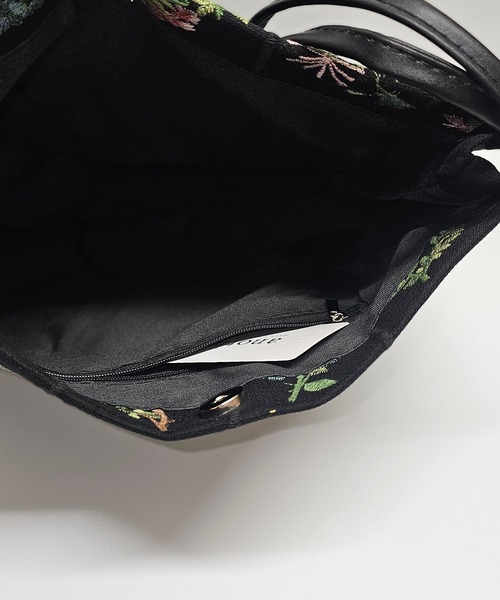 ANOTHER S（アナザーエス）の「花柄刺繍ショルダーバッグ（ショルダーバッグ・レディース・ブラック・FREE）」の8枚目の写真