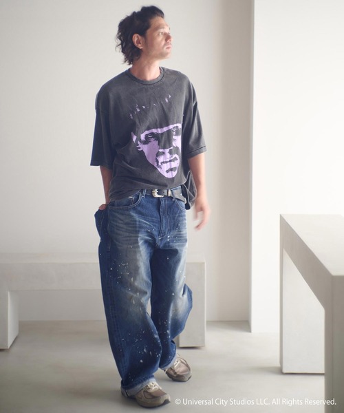 ADAM PATEK(アダムパテック)の「mp14098-washed riot nep selvedge denim デニムパンツ(AP2528016)(デニムパンツ・メンズ・ブルー・1/2/3)」の5枚目の写真